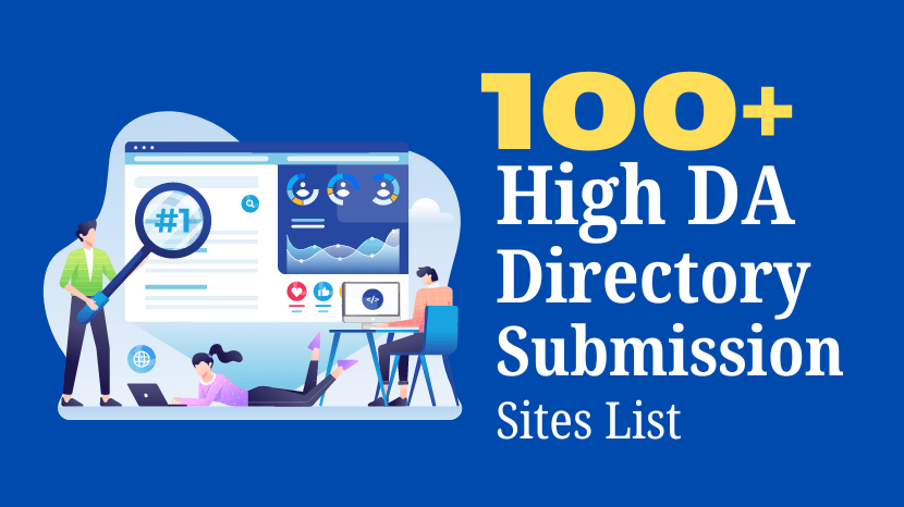 100+ High DA Directory Submission Sites List